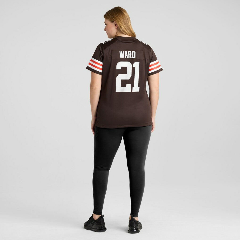 Denzel Ward Cleveland Browns Women's Player Game Jersey Brown - Nike