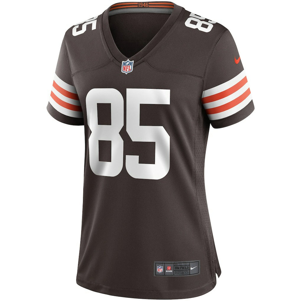 David Njoku Cleveland Browns Women's Player Game Jersey Brown - Nike