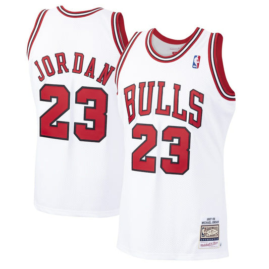 Michael Jordan Chicago Bulls 1997/98 Hardwood Classics Authentic Jersey sale - White | NBA Jerseys