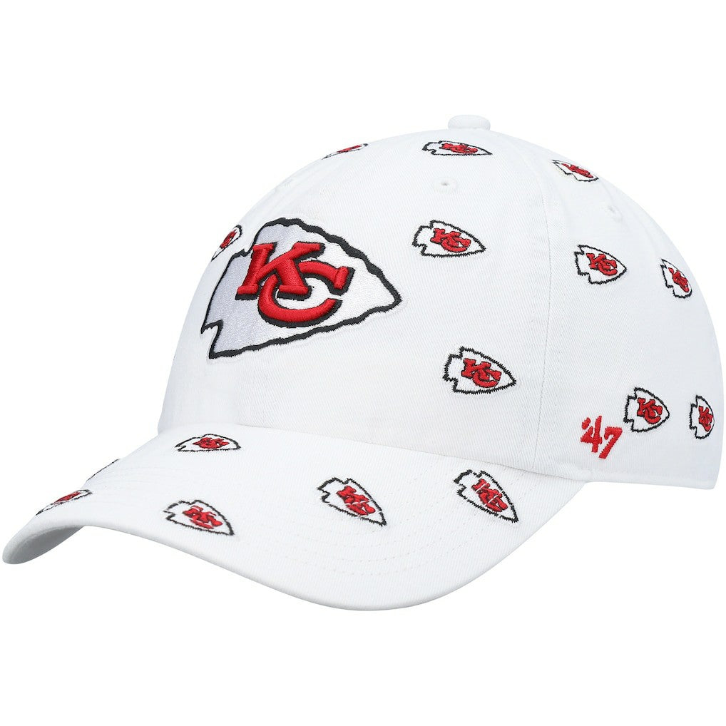 Kansas City Chiefs '47 Women's Confetti Clean Up Adjustable Hat White - 47 brand