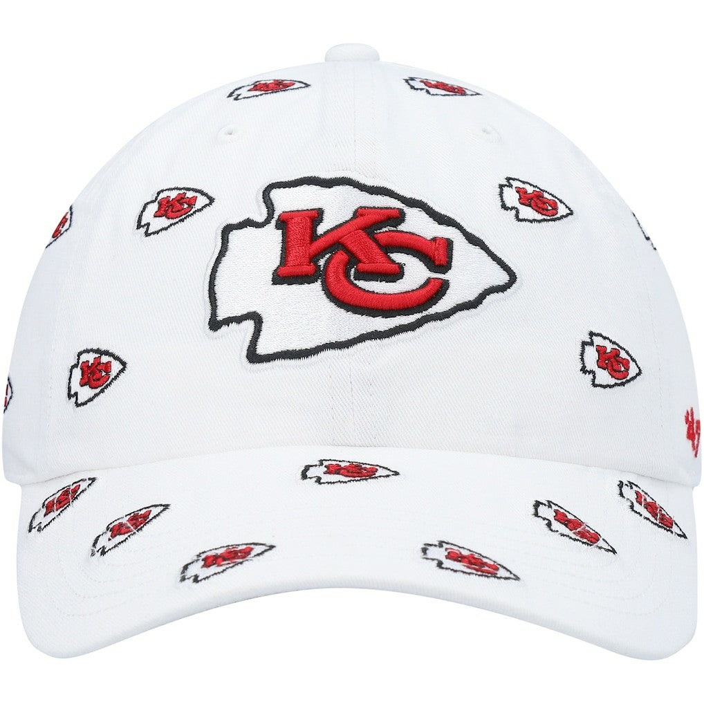 Kansas City Chiefs '47 Women's Confetti Clean Up Adjustable Hat White - 47 brand