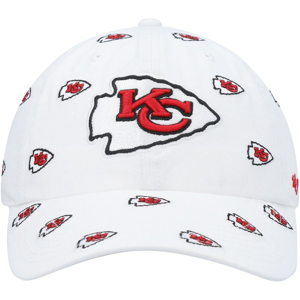 Kansas City Chiefs '47 Women's Confetti Clean Up Adjustable Hat White - 47 brand