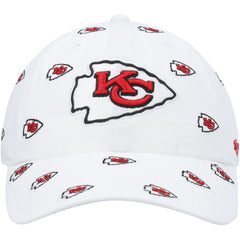 Kansas City Chiefs '47 Women's Confetti Clean Up Adjustable Hat White - 47 brand