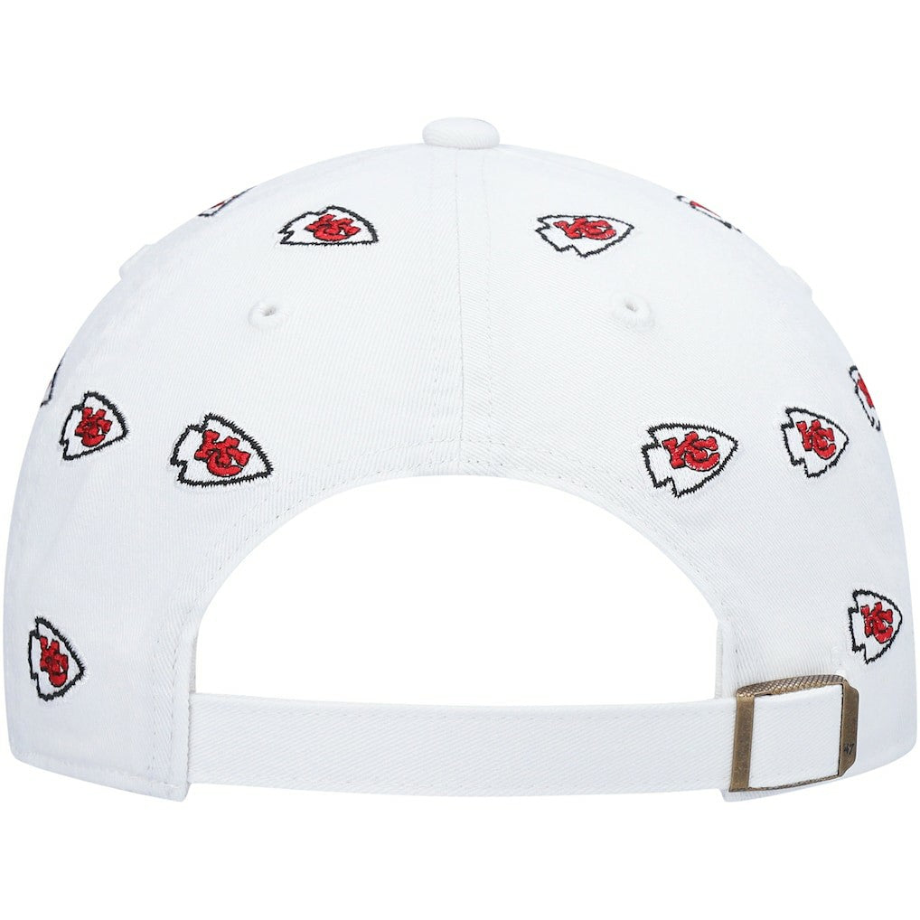 Kansas City Chiefs '47 Women's Confetti Clean Up Adjustable Hat White - 47 brand
