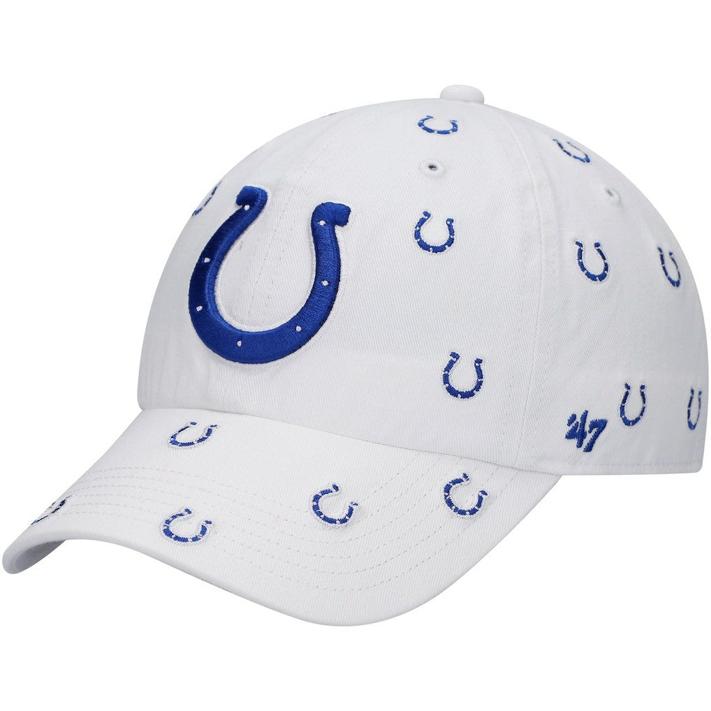 Indianapolis Colts '47 Women's Confetti Clean Up Adjustable Hat White - 47 brand