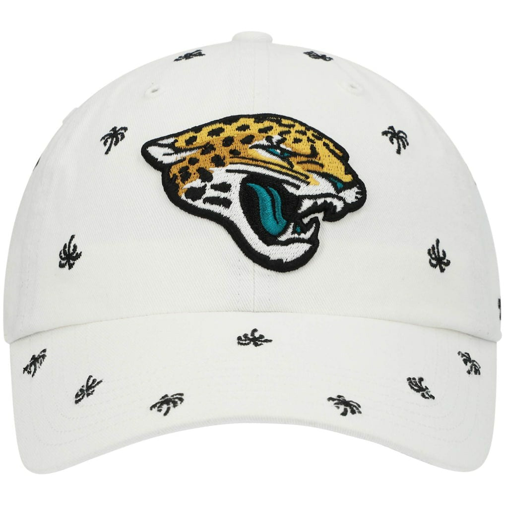 Jacksonville Jaguars '47 Women's Confetti Clean Up Adjustable Hat White - 47 brand