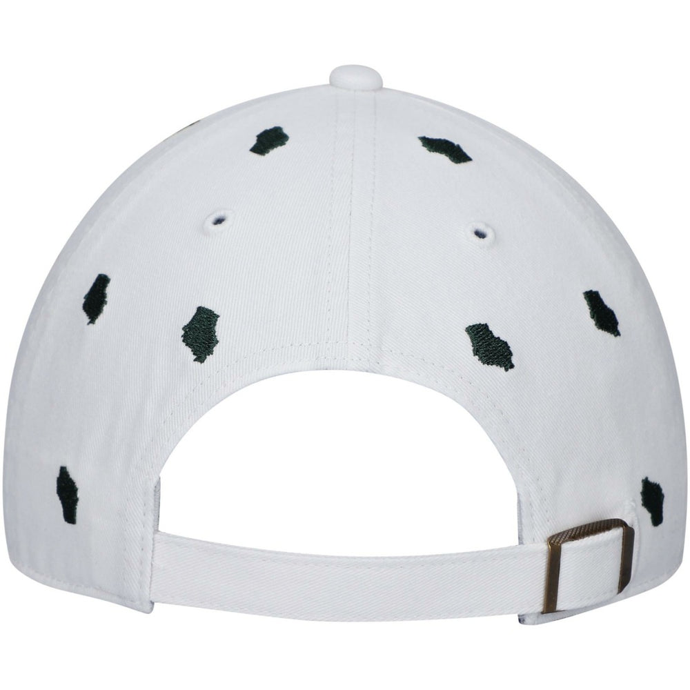 Green Bay Packers '47 Women's Confetti Clean Up Adjustable Hat White - 47 brand