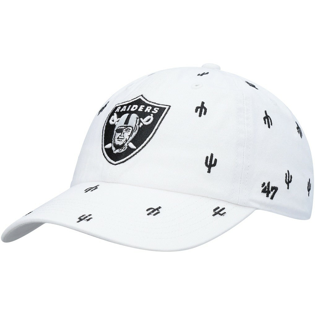 Las Vegas Raiders '47 Women's Confetti Clean Up Adjustable Hat White - 47 brand