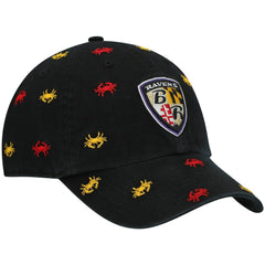 Baltimore Ravens '47 Women's Confetti Clean Up Adjustable Hat Black - 47 brand