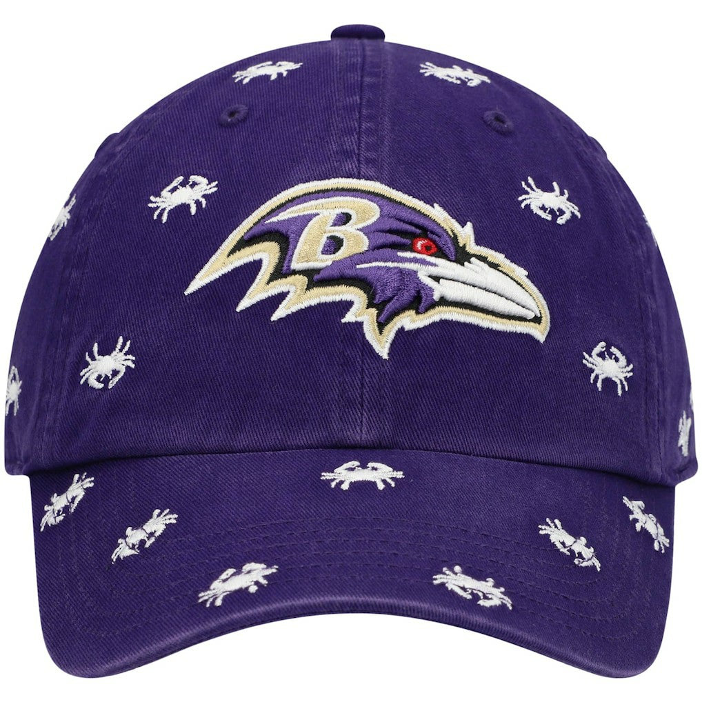 Baltimore Ravens '47 Women's Confetti Clean Up Adjustable Hat Purple - 47 brand