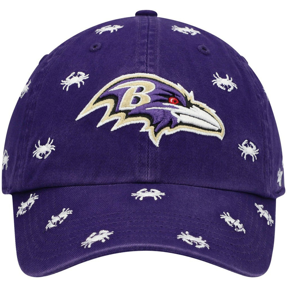 Baltimore Ravens '47 Women's Confetti Clean Up Adjustable Hat Purple - 47 brand