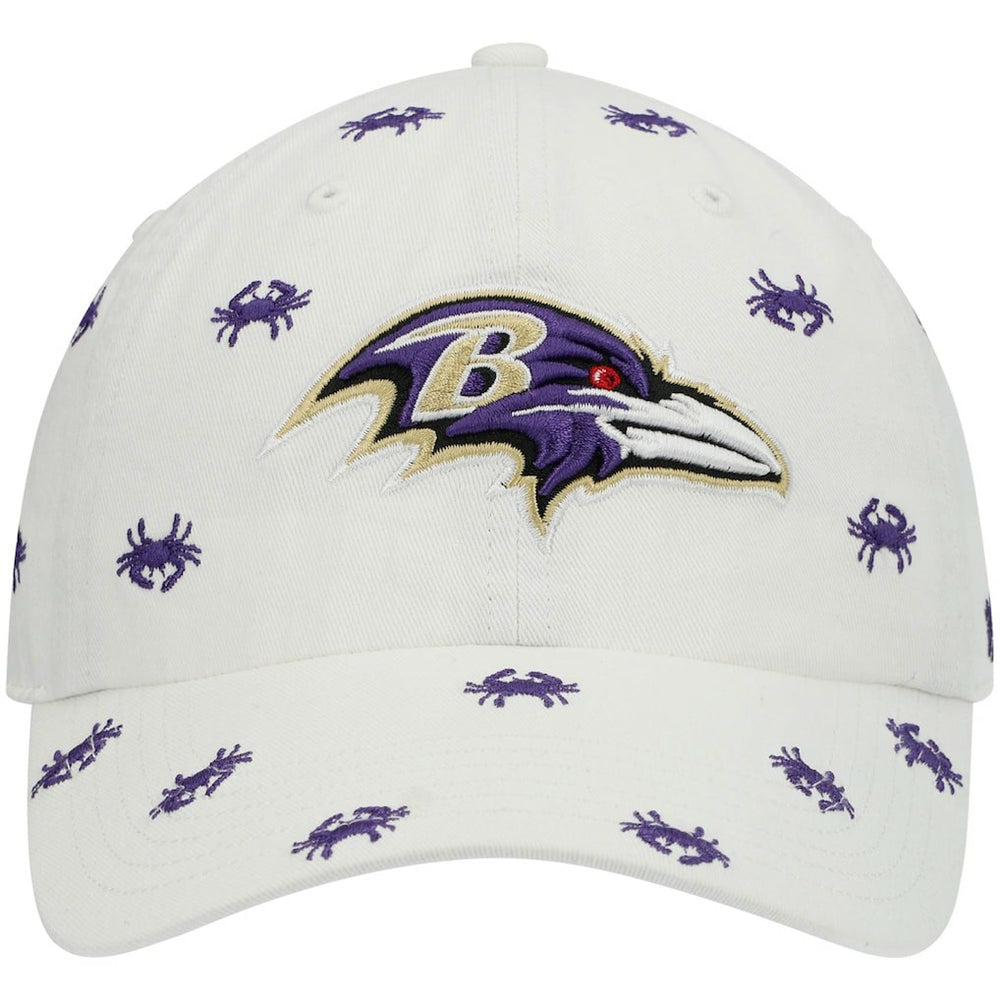 Baltimore Ravens '47 Women's Confetti Clean Up Adjustable Hat White - 47 brand