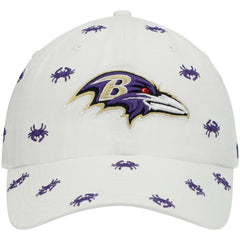 Baltimore Ravens '47 Women's Confetti Clean Up Adjustable Hat White - 47 brand