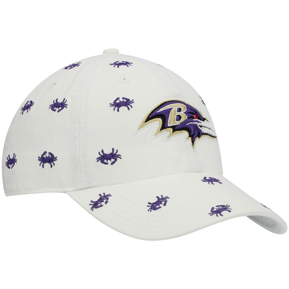 Baltimore Ravens '47 Women's Confetti Clean Up Adjustable Hat White - 47 brand