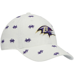 Baltimore Ravens '47 Women's Confetti Clean Up Adjustable Hat White - 47 brand
