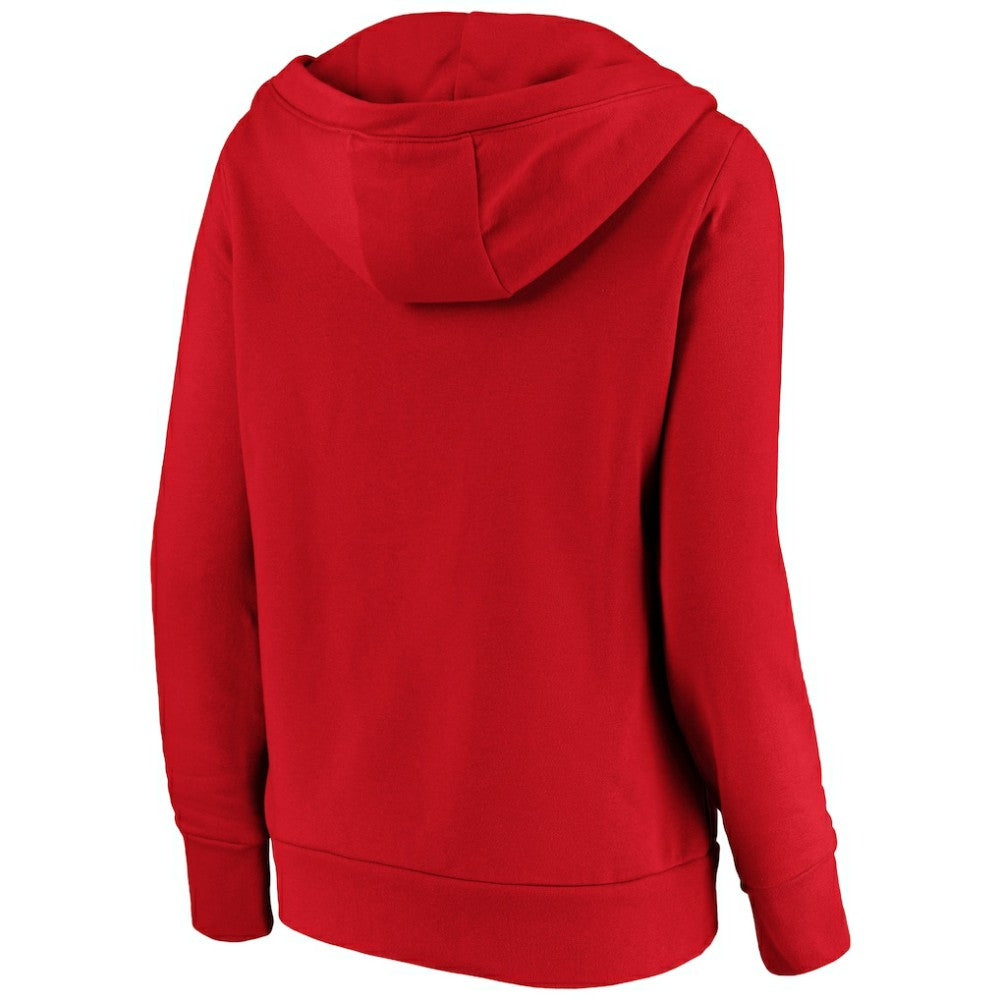 St. Louis Cardinals Fanatics Women's Core High Class Crossover Pullover Hoodie Lifestyle