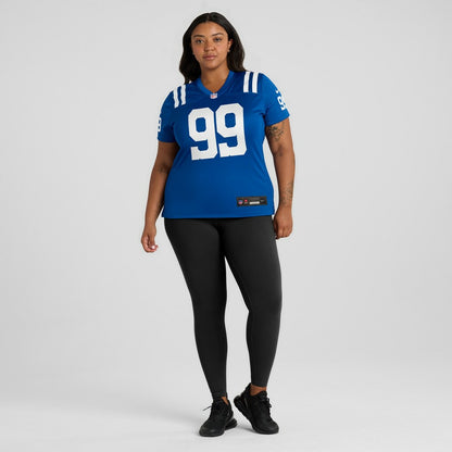DeForest Buckner Indianapolis Colts Women's Game Player Jersey - Royal | NFL Jerseys