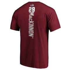 Nathan MacKinnon Colorado Avalanche - Playmaker T-Shirt Garnet