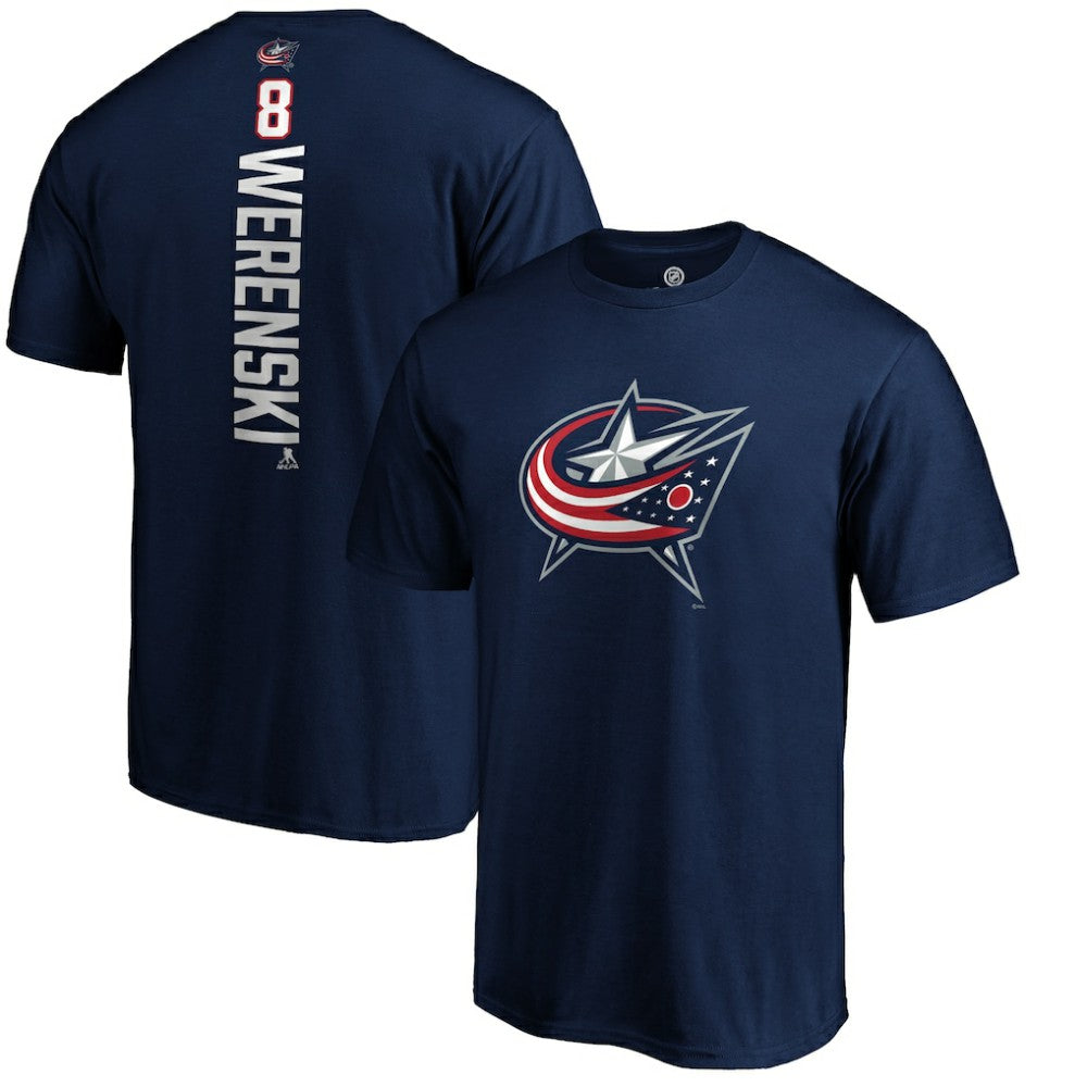 Zach Werenski Columbus Blue Jackets - Playmaker T-Shirt Navy