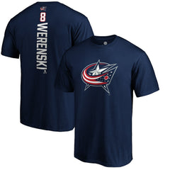 Zach Werenski Columbus Blue Jackets - Playmaker T-Shirt Navy