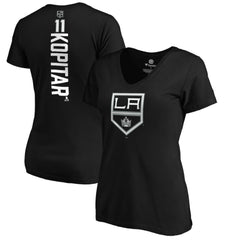 Anze Kopitar Los Angeles Kings - Women's Playmaker V-Neck T-Shirt Black