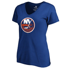 Mathew Barzal New York Islanders - Women's Playmaker V-Neck T-Shirt Royal
