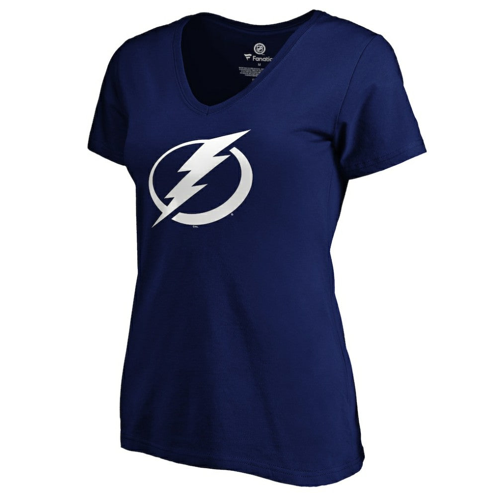 Nikita Kucherov Tampa Bay Lightning - Women's Playmaker V-Neck T-Shirt Royal