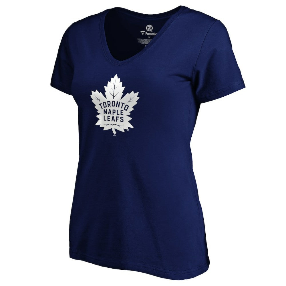 Auston Matthews Toronto Maple Leafs - Women's Playmaker V-Neck T-Shirt Royal