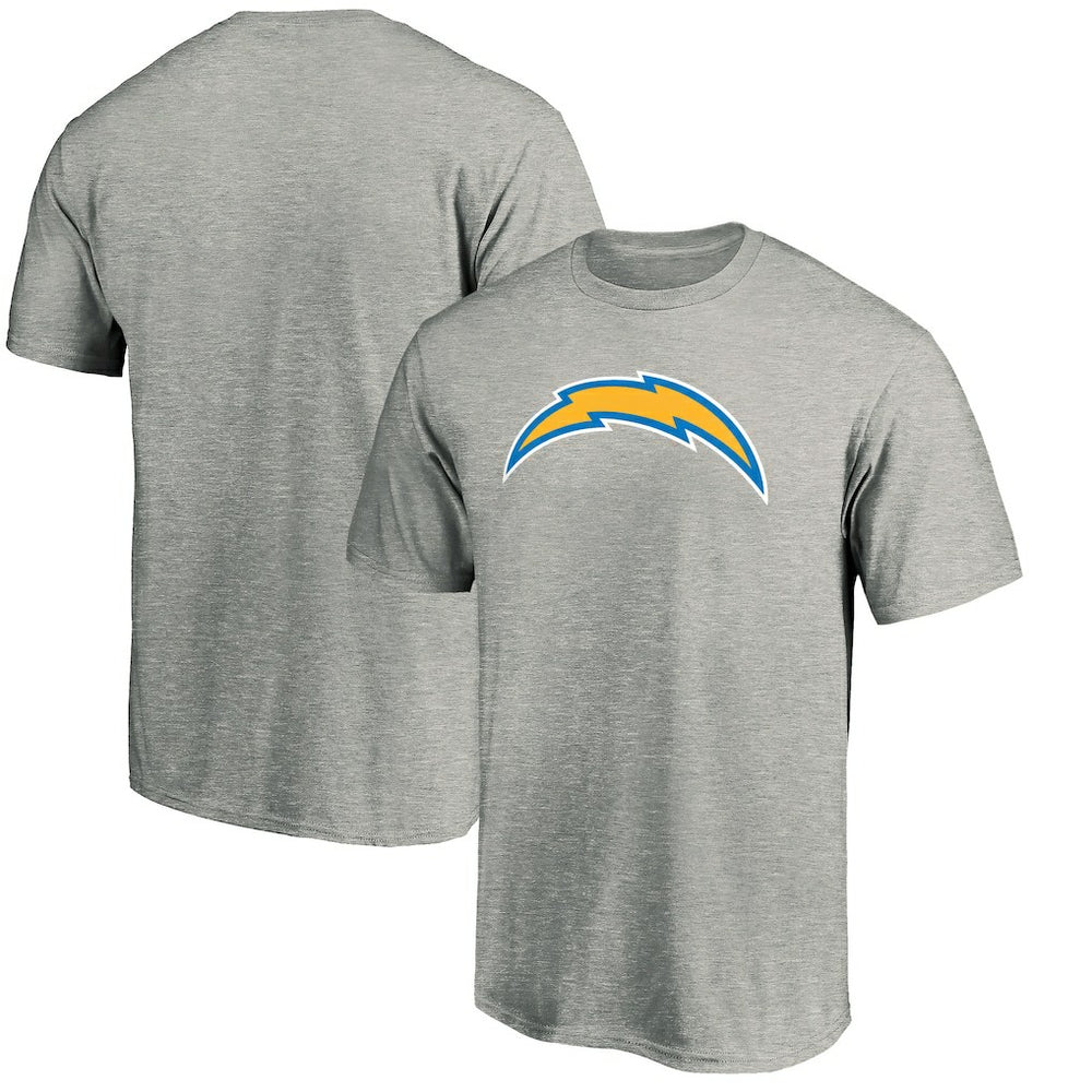 Los Angeles Chargers Primary Logo T-Shirt Heather Gray - NFL