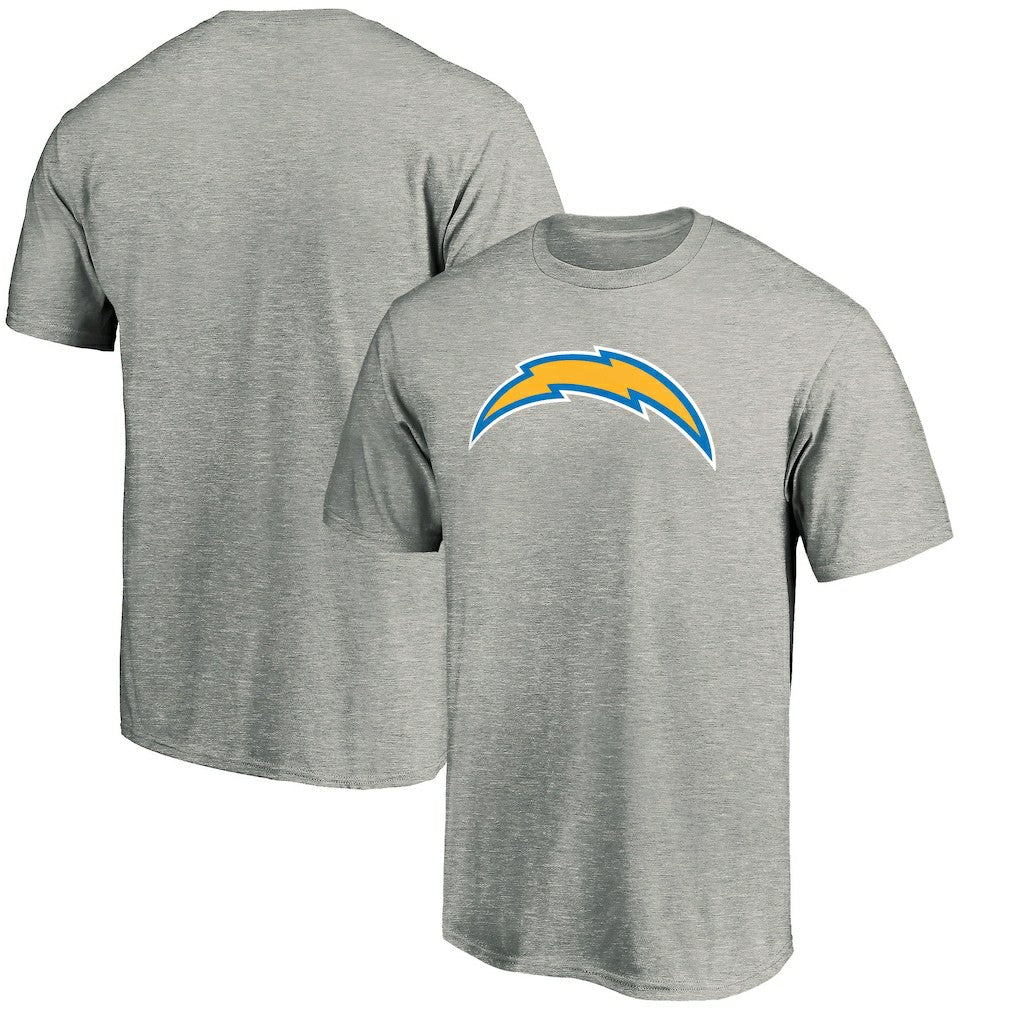 Los Angeles Chargers Primary Logo T-Shirt Heather Gray - NFL