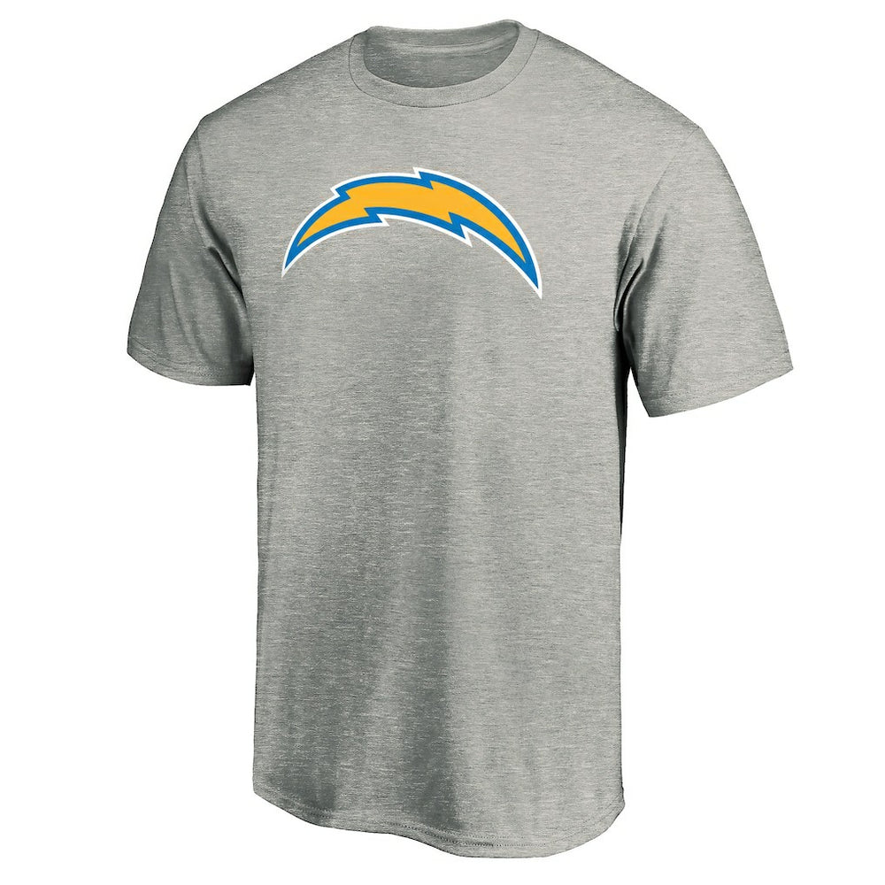 Los Angeles Chargers Primary Logo T-Shirt Heather Gray - NFL