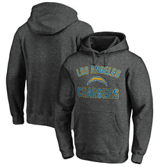 Los Angeles Chargers Victory Arch Pullover Hoodie Heather Gray - NFL