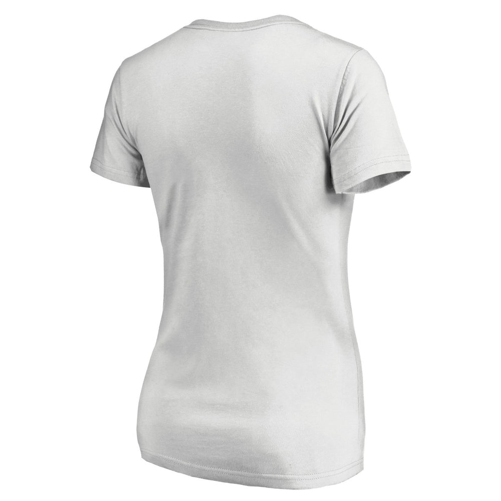 NBA - Los Angeles Lakers Women's Floral Arch V-Neck T-Shirt - White