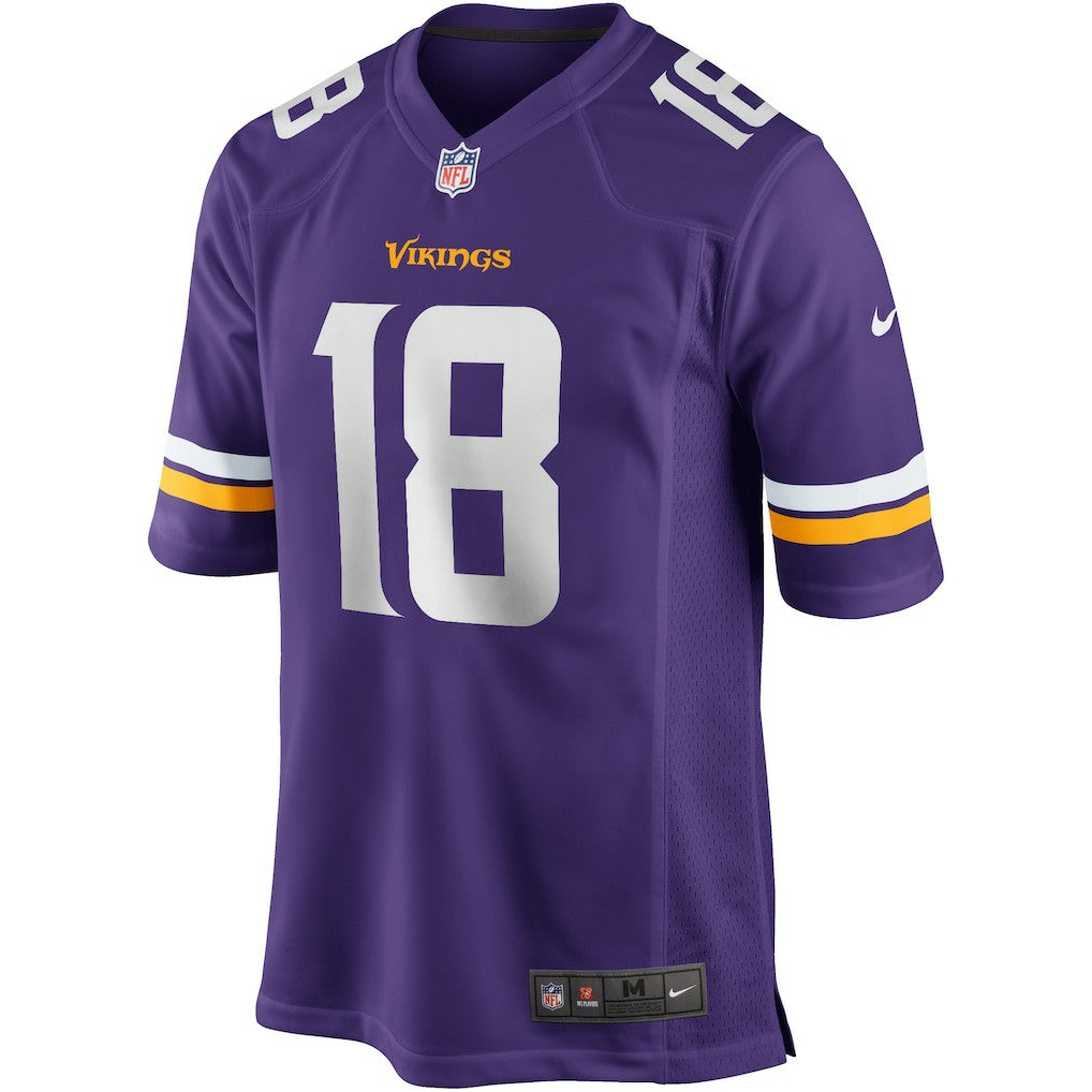 Justin Jefferson Minnesota Vikings Game Jersey - Purple | NFL Jerseys