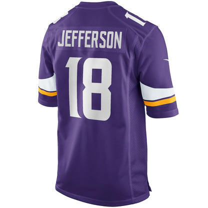 Justin Jefferson Minnesota Vikings Game Jersey - Purple | NFL Jerseys