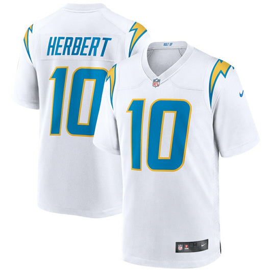 Justin Herbert Los Angeles Chargers Game Jersey - White | NFL Jerseys