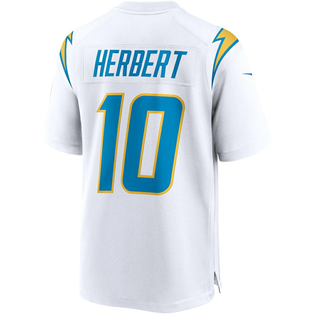 Justin Herbert Los Angeles Chargers Game Jersey White - Nike