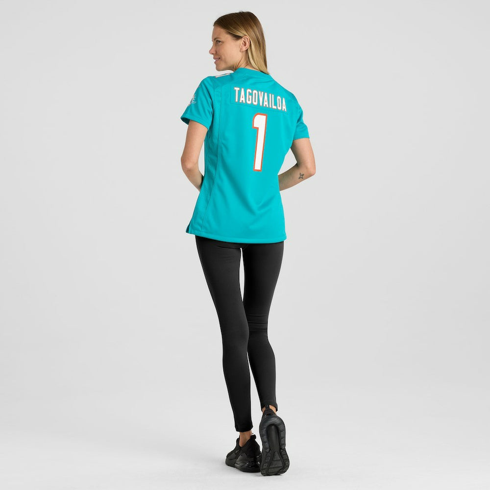 Tua Tagovailoa Miami Dolphins Women's Game Jersey Aqua - Nike