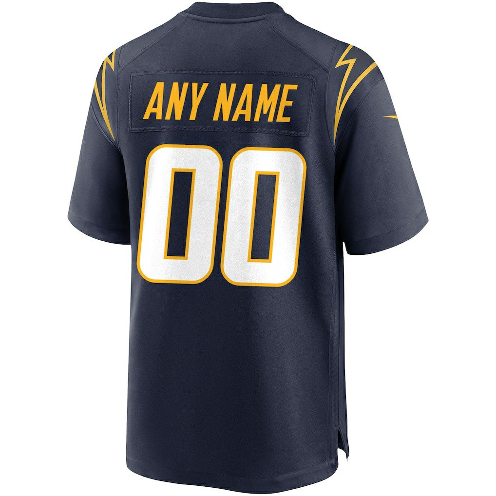 Los Angeles Chargers Alternate Custom Game Jersey Navy - Nike