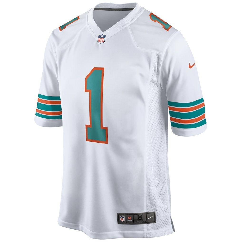 Tua Tagovailoa Miami Dolphins 2nd Alternate Game Jersey White - Nike