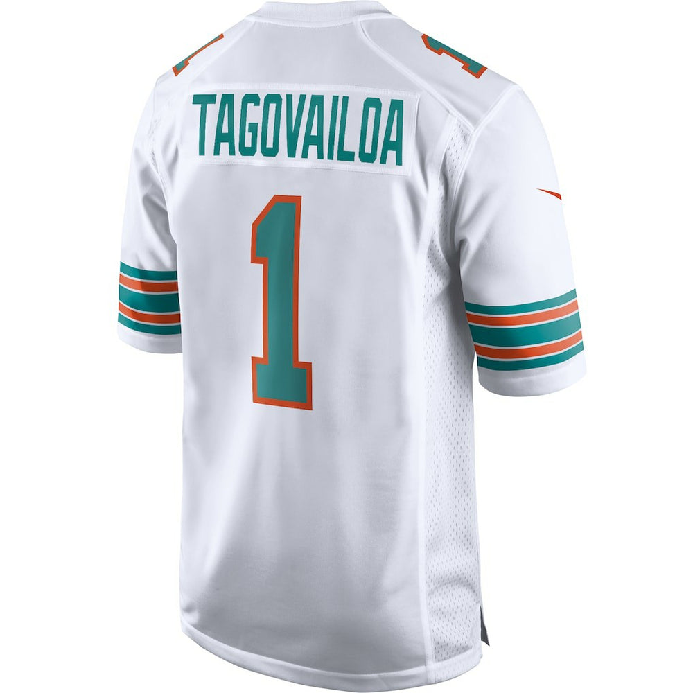 Tua Tagovailoa Miami Dolphins 2nd Alternate Game Jersey White - Nike