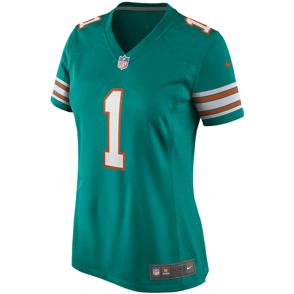 Tua Tagovailoa Miami Dolphins Women's Alternate Game Jersey Aqua - Nike