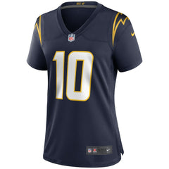 Justin Herbert Los Angeles Chargers Women's Alternate Game Jersey Navy - Nike
