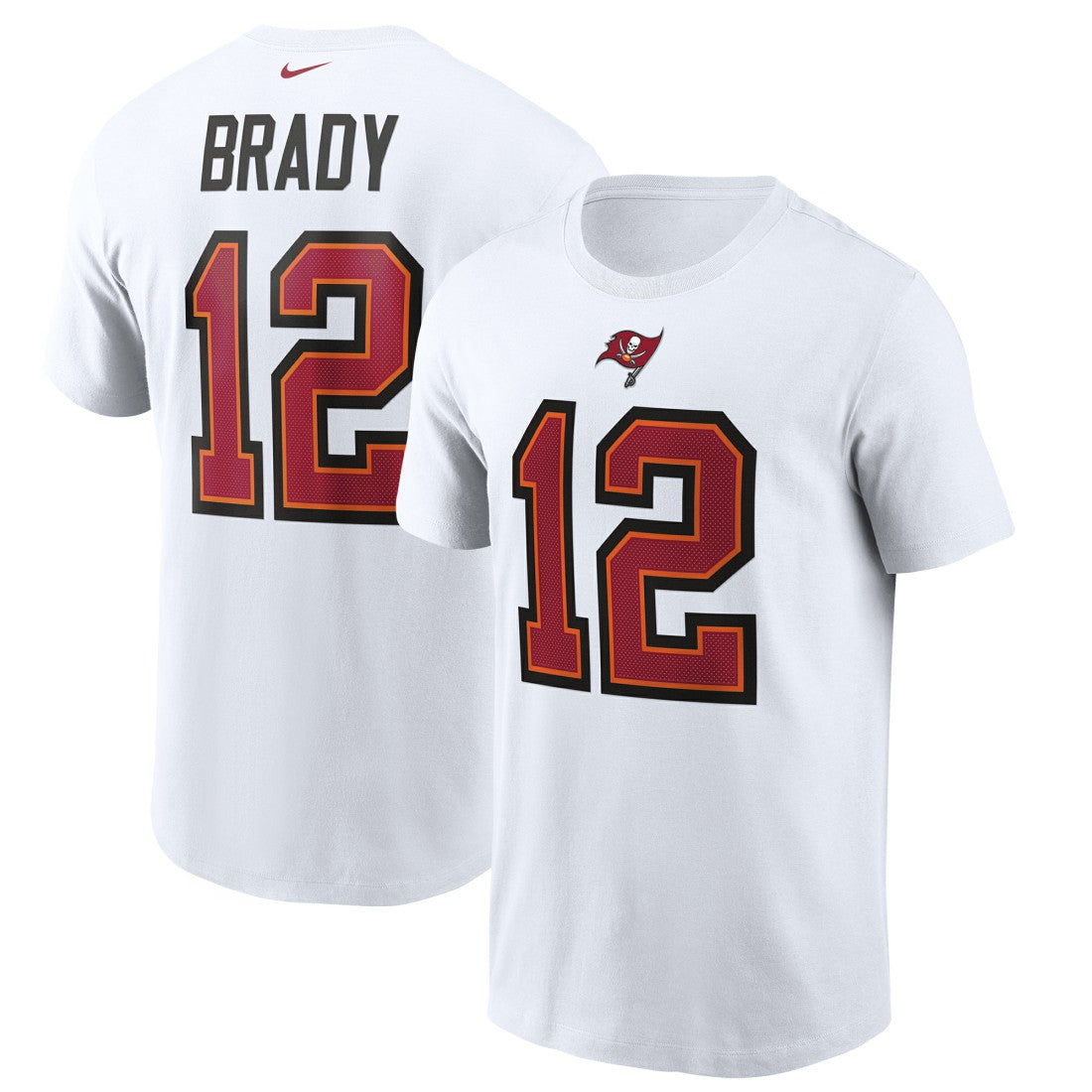 Tom Brady Tampa Bay Buccaneers Name & Number T-Shirt White - Nike