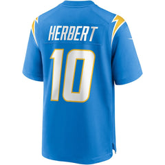 Justin Herbert Los Angeles Chargers Player Game Jersey Powder Blue - Nike