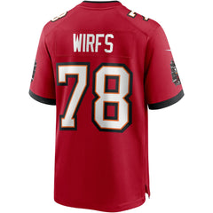 Tristan Wirfs Tampa Bay Buccaneers Player Game Jersey Red - Nike