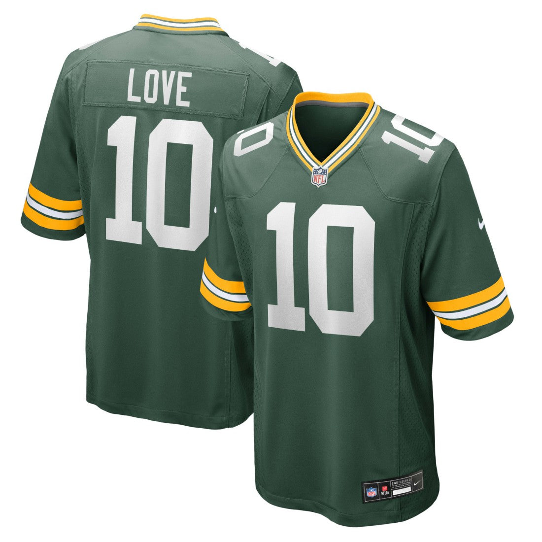 Jordan Love Green Bay Packers Player Game Jersey Green - Nike