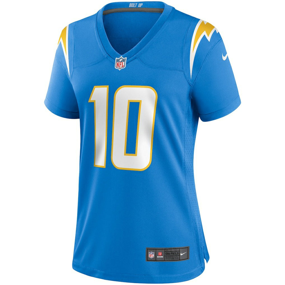 Justin Herbert Los Angeles Chargers Women's Player Game Jersey Powder Blue - Nike