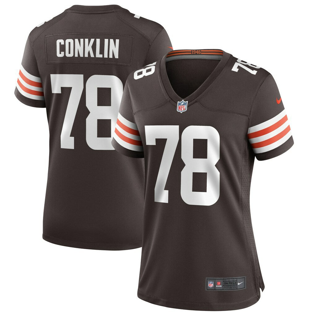 Jack Conklin Cleveland Browns Women's Player Game Jersey - Brown | NFL Jerseys