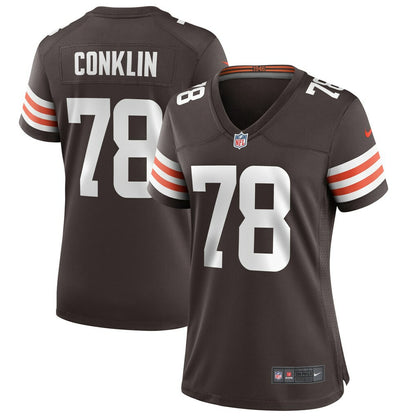 Jack Conklin Cleveland Browns Women's Player Game Jersey - Brown | NFL Jerseys